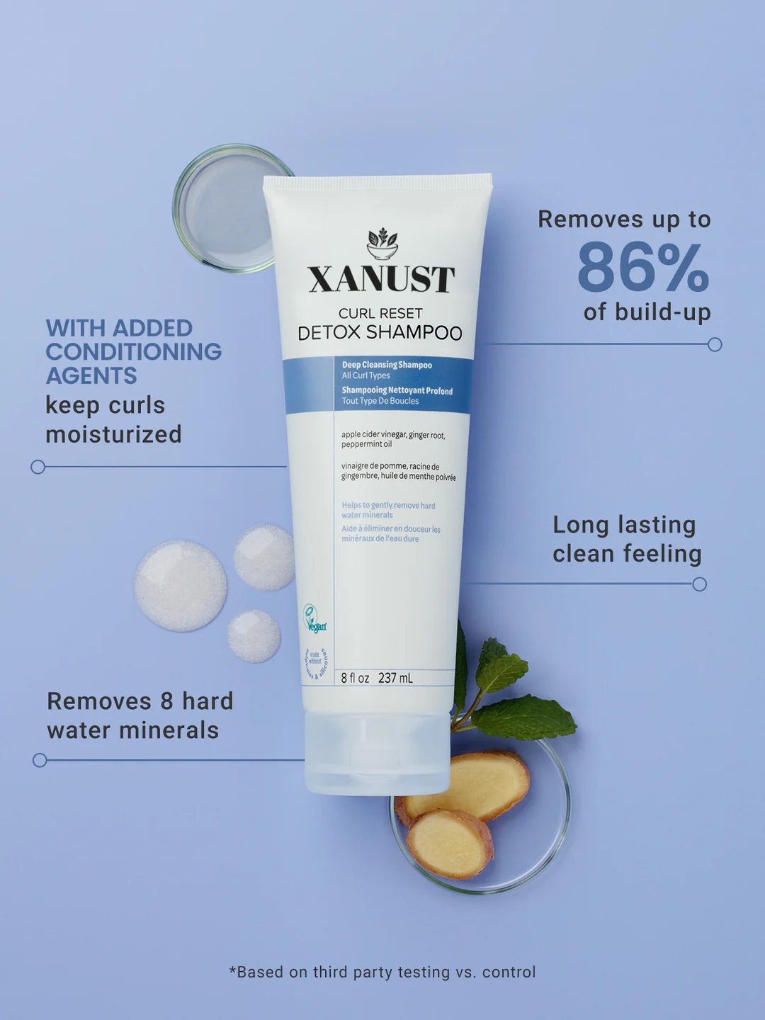 XANUST® Curl Reset Detox Shampoo